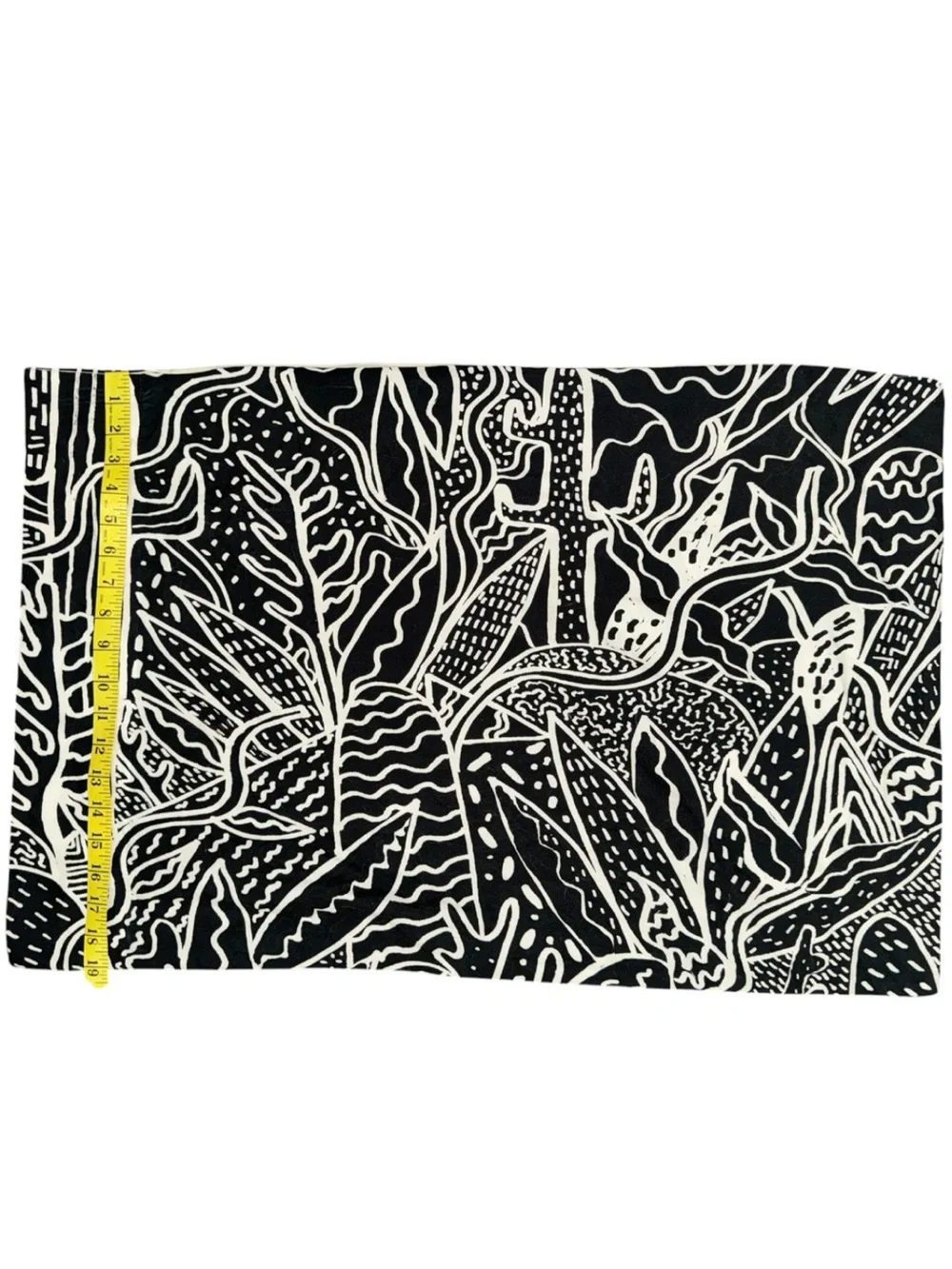 Black & White Botanical Print Pillowcase Set
